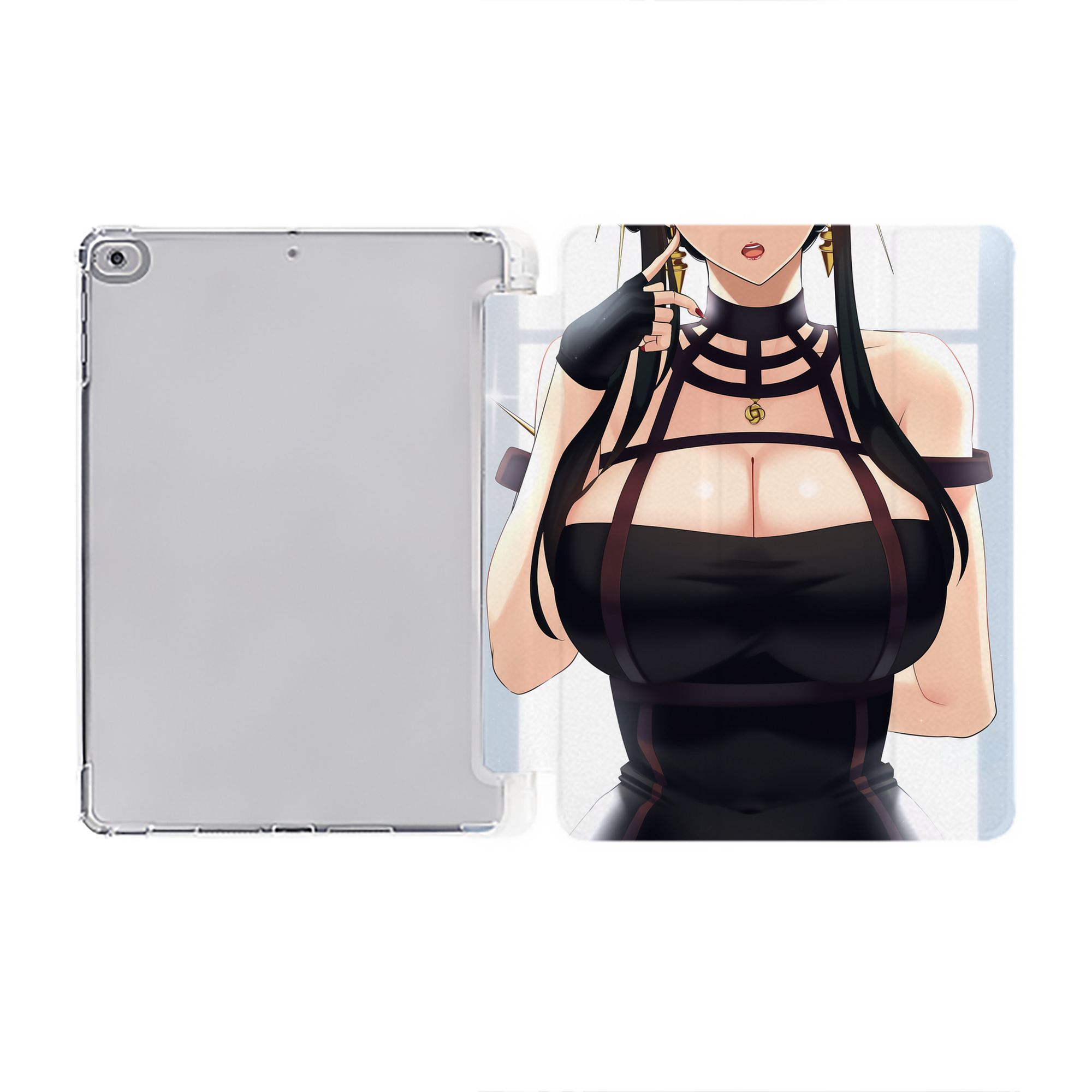 （画像用） SPY×FAMILY间谍家家酒 IPad ケース ペン収納付き 三つ折りスタンド PUレザー×シリコン 対応機種9.5/10.5/10.9インチ